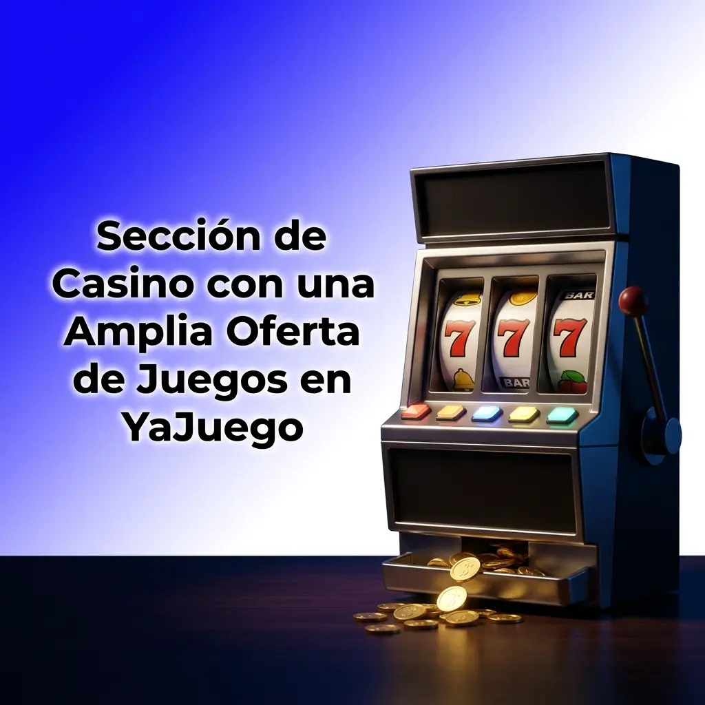 Sección de casino YaJuego con slots, ruleta, blackjack, baccarat, video póker y crash games disponibles