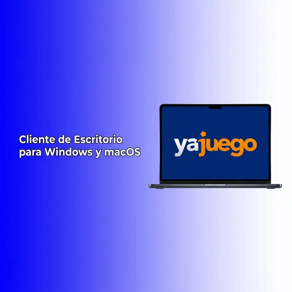 Plataforma YaJuego accesible desde navegadores Chrome, Firefox y Edge en Windows y macOS sin app de escritorio